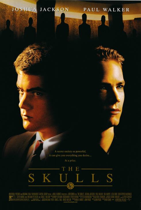 the skulls 2000 one sheet poster rolled